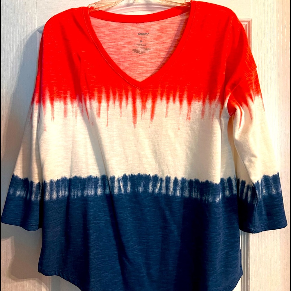 Sonoma 3/4 sleeve shirt